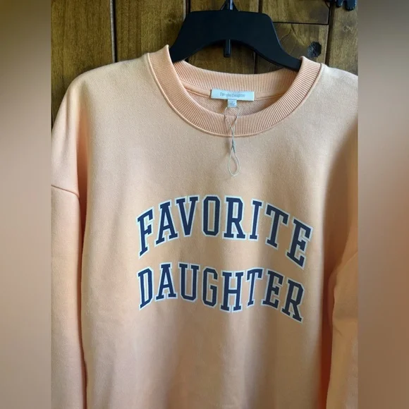 Favorite Daughter Peach Crewneck Sweatshirt - Picture 2 of 7